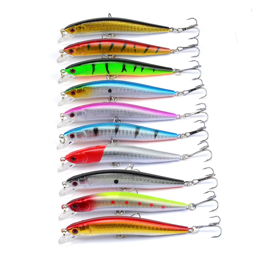 Fishing Lures Minnow Wobbler Floating Bass Trolling Artificial Hard