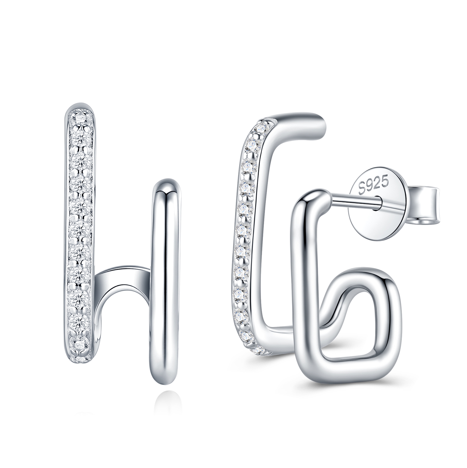 luksuslik minimalistlik ehtekõrvarõngakomplekt