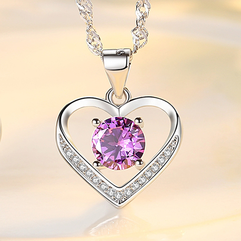 Fashionable Eternal Love Girl Necklace Pendant