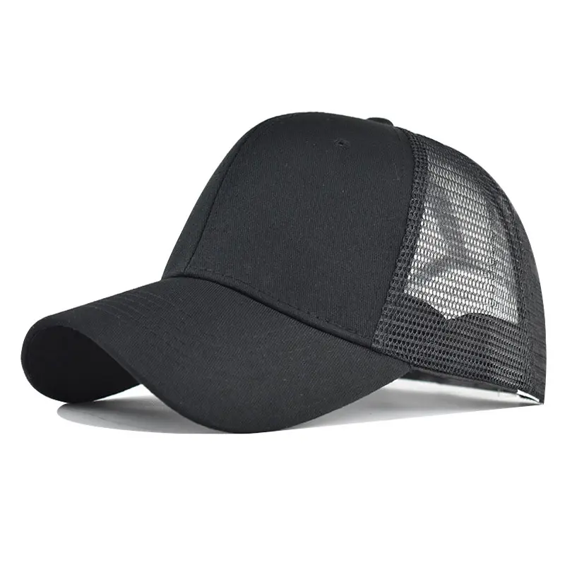 Pure Cotton Mesh Cap Simple Breathable Baseball Cap