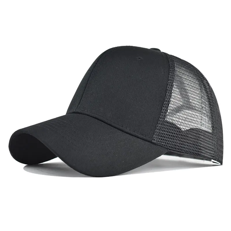 Pure Cotton Mesh Cap Simple Breathable Baseball
