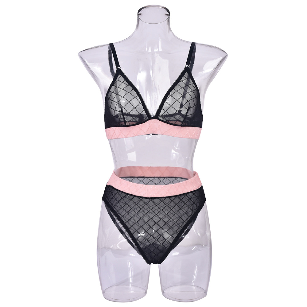 Title 7, European And American Underwear Mesh Three-poin...