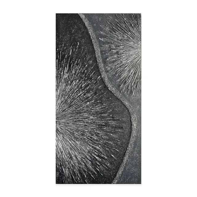 Hand Painted 3D Effect Canvas Gray White Black Texture Painting Modern Large Abstract Art Living Room Home Decoration Pictures Without Inner Frame - Shop at LoveMi
