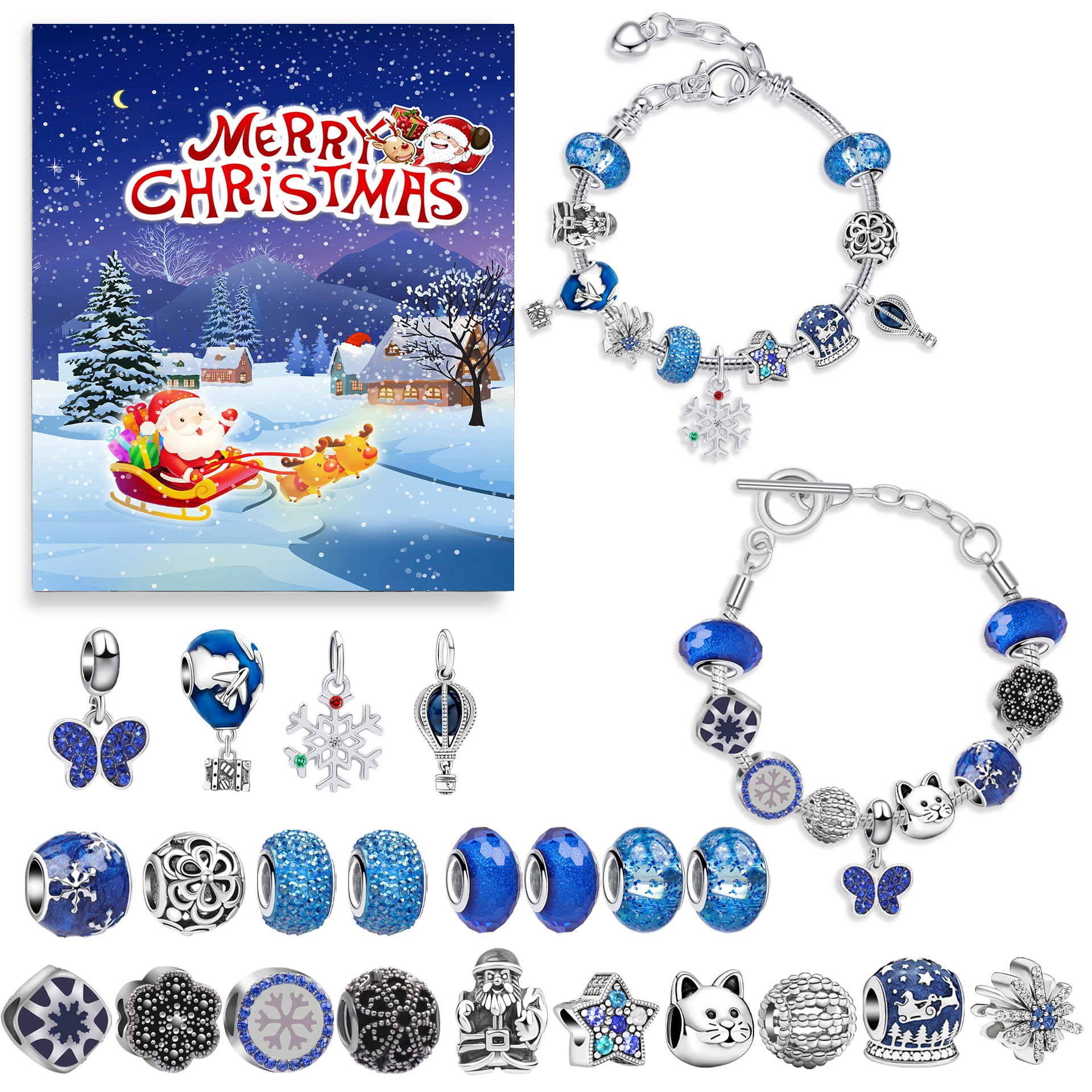 Christmas Bells Handmade Bracelet Blind Box Set