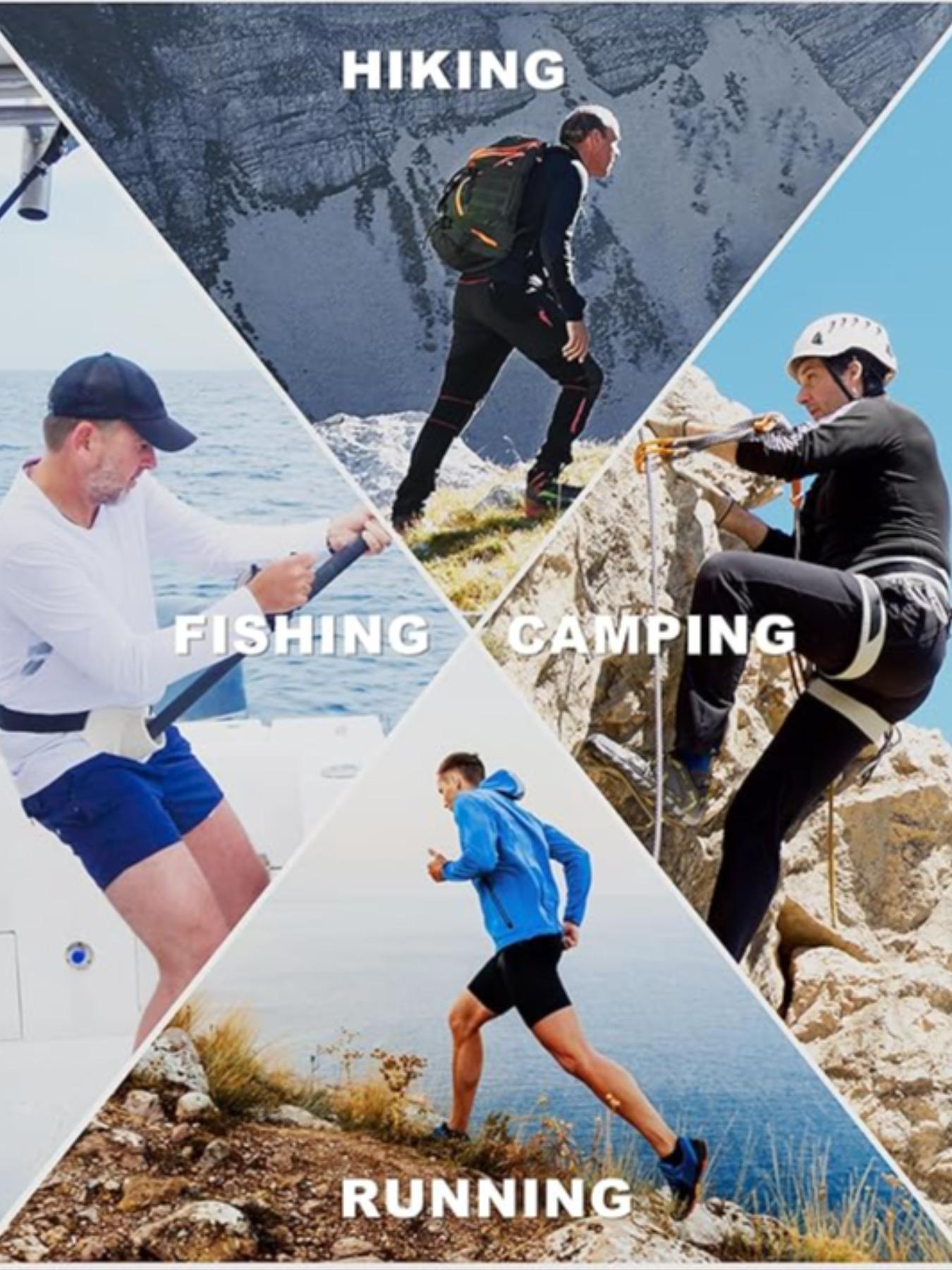 Fishing Hoodie Face Mask Neck Cover Sailing Shirt Summer Men Long Sleeve Sun Protection Hunting Jersey Camisa De Pesca Performance Fish Gear Beach Tops Wear Climbing Uniform - Image 7