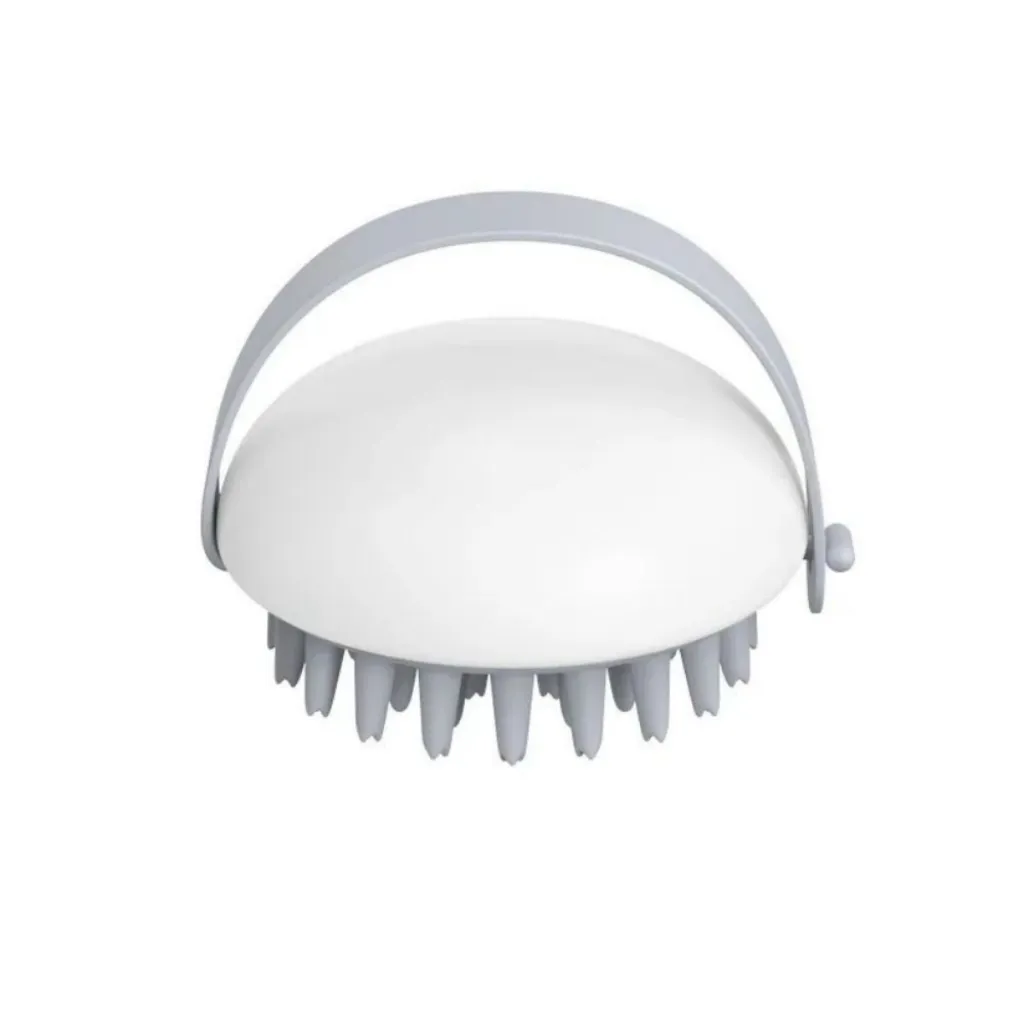 Pet Silicone Bathing Brush Cat Dog Massage Scrubbing Brush Wet And Dry Pet Cleaner - White