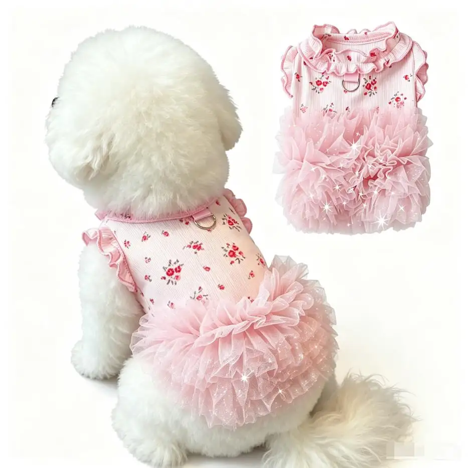 Dog Dresses For Small Dogs Girl, Floral