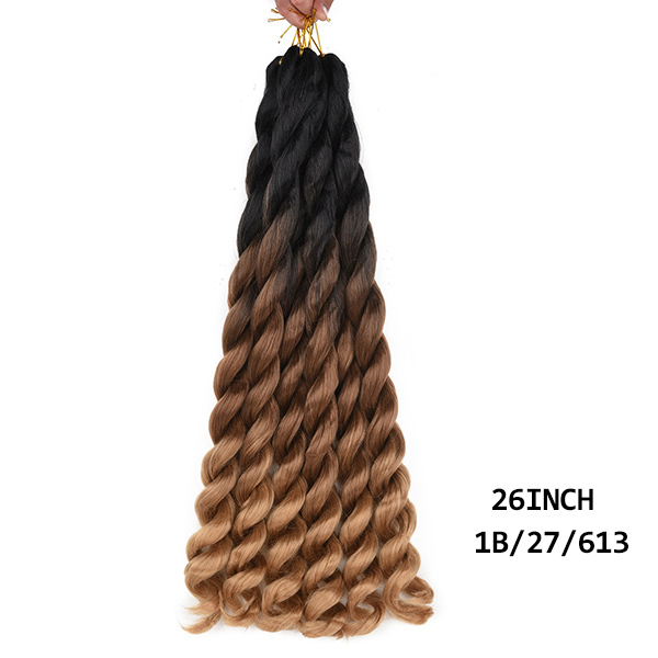 Big Curly Dirty Braid Crochet Wig P27Or30 75G - Shop at LoveMi