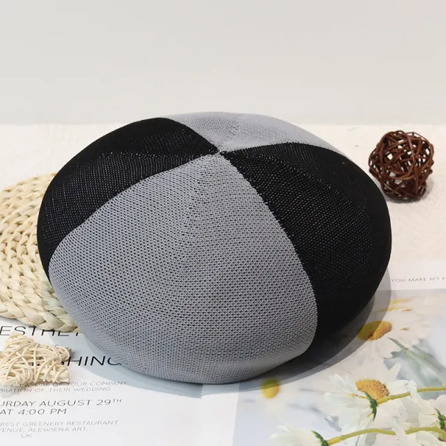 Fashion Versatile Contrast Fashion Breathable Hat Black - Shop at LoveMi