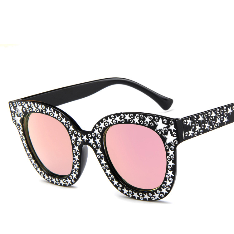 Title 6, Ladies star embellished cat eye marine sunglasses