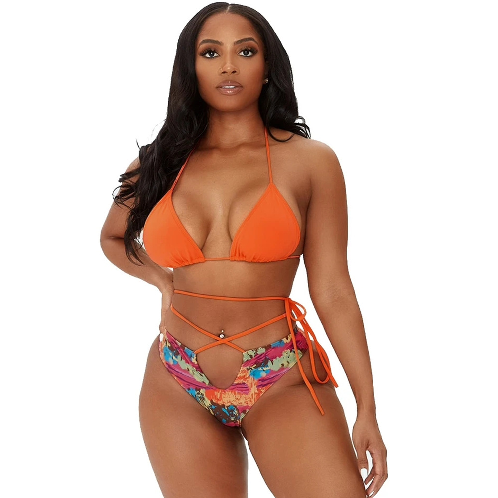 Women's Bikini Waist Tie Swimsuit - Image 2
