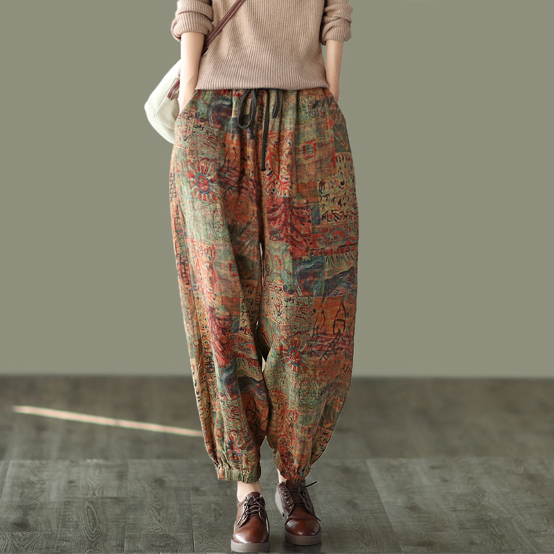 Title 4, Pantaloni Casual da Donna Slim Bloomers Vestibi...