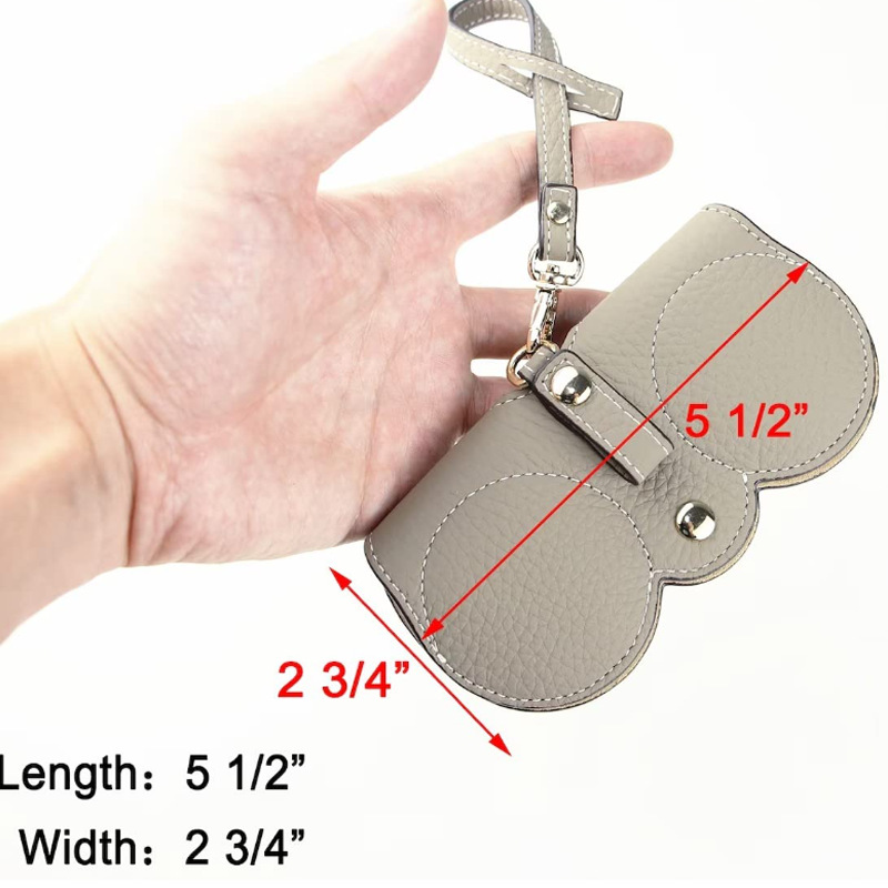 New PU Portable Simple Glasses Bag - Image 16
