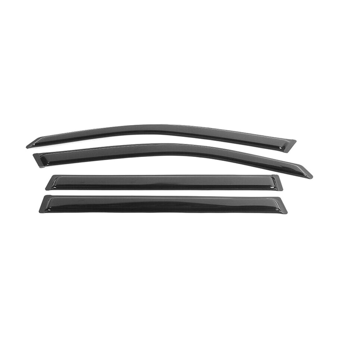 For H Onda 2003-2008 Pilot Smoke Tape On Acrylic Window Visor Sun Rain Guard 4PCS