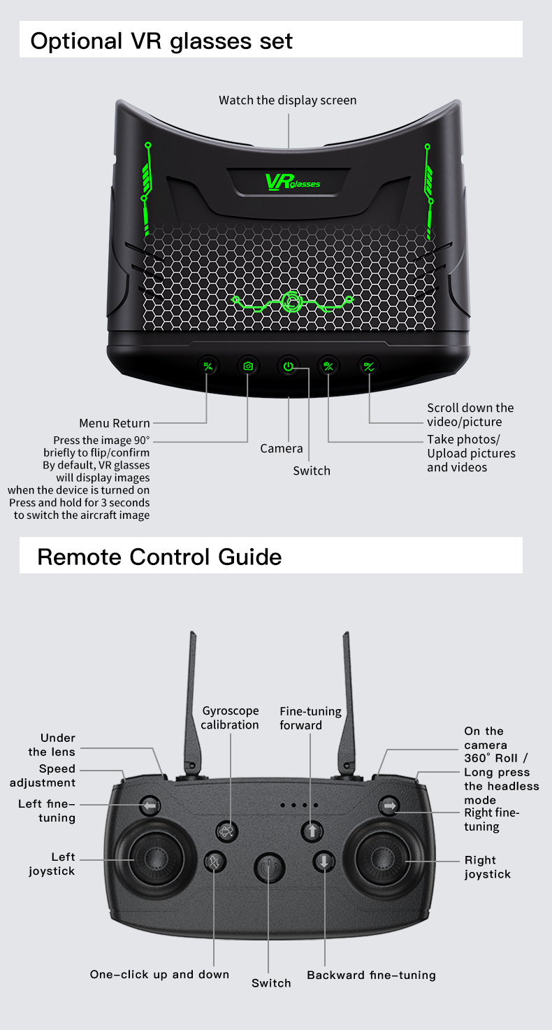 H31 Dual Camera Brushless Single Electric Drone detail