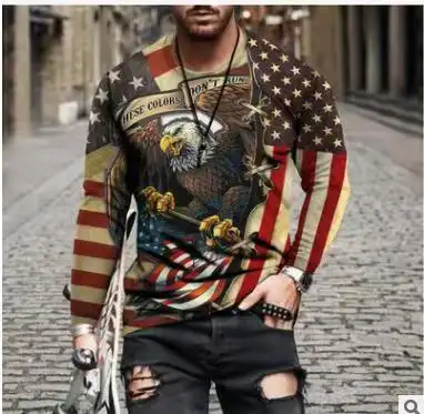 Europe And The United States Cross-border New Men's T-shirt