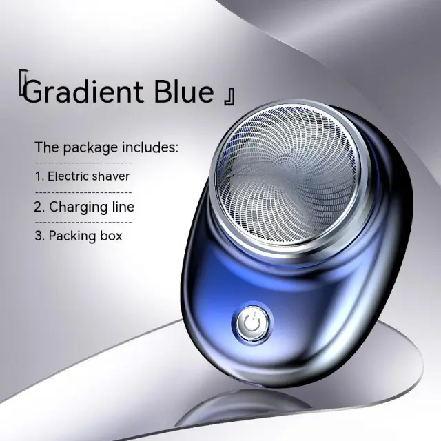 Portable Mini Charging Electric Single Head Shaver Sq021 Shaver Gradient Blue - Shop at LoveMi