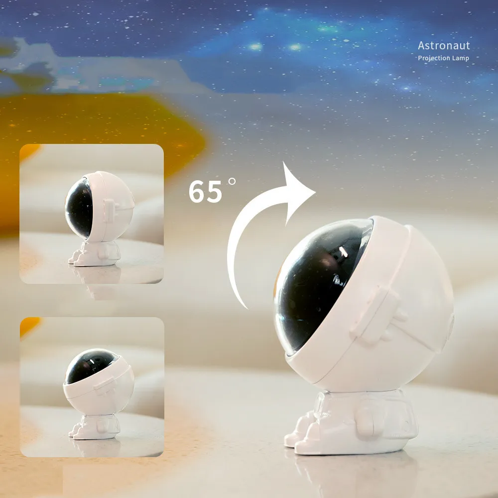 Galaxy Star Projector Starry Sky Night Light Astronaut Lamp Room Decr Gift Child Kids Baby Christmas Spaceman Projection – image 7