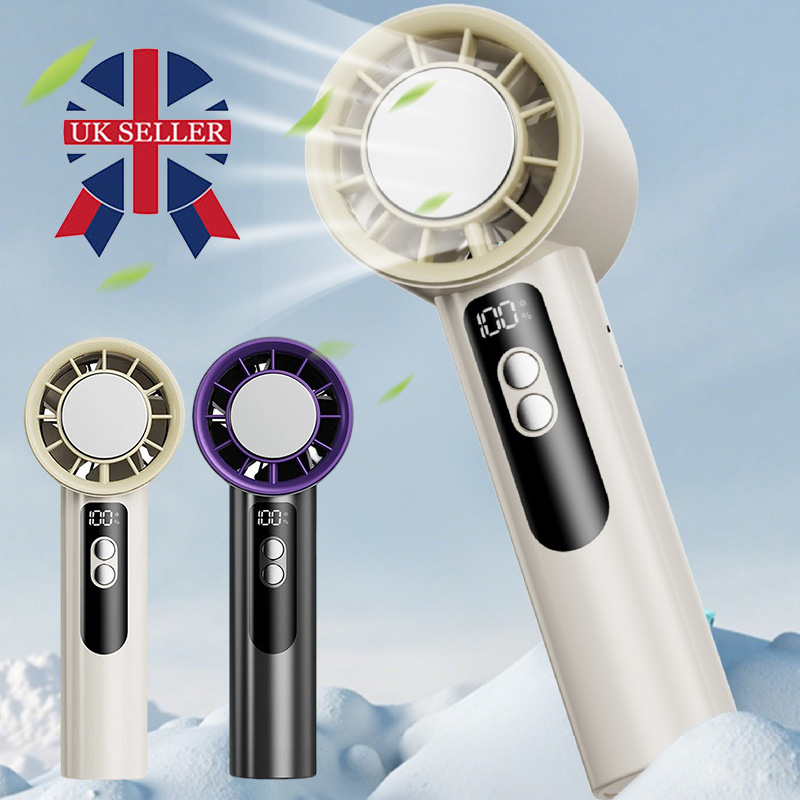 USB Handheld Fan Rechargeable Portable Mini Hand Held Small Fans Cooler