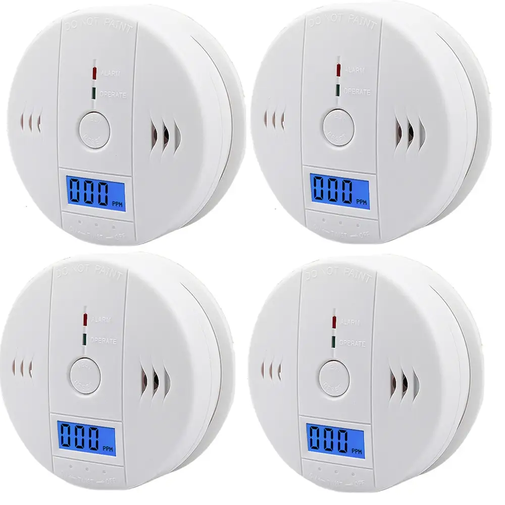 CO Carbon Monoxide Alarm Poisoning Sensor Warning Detector Gas Detector