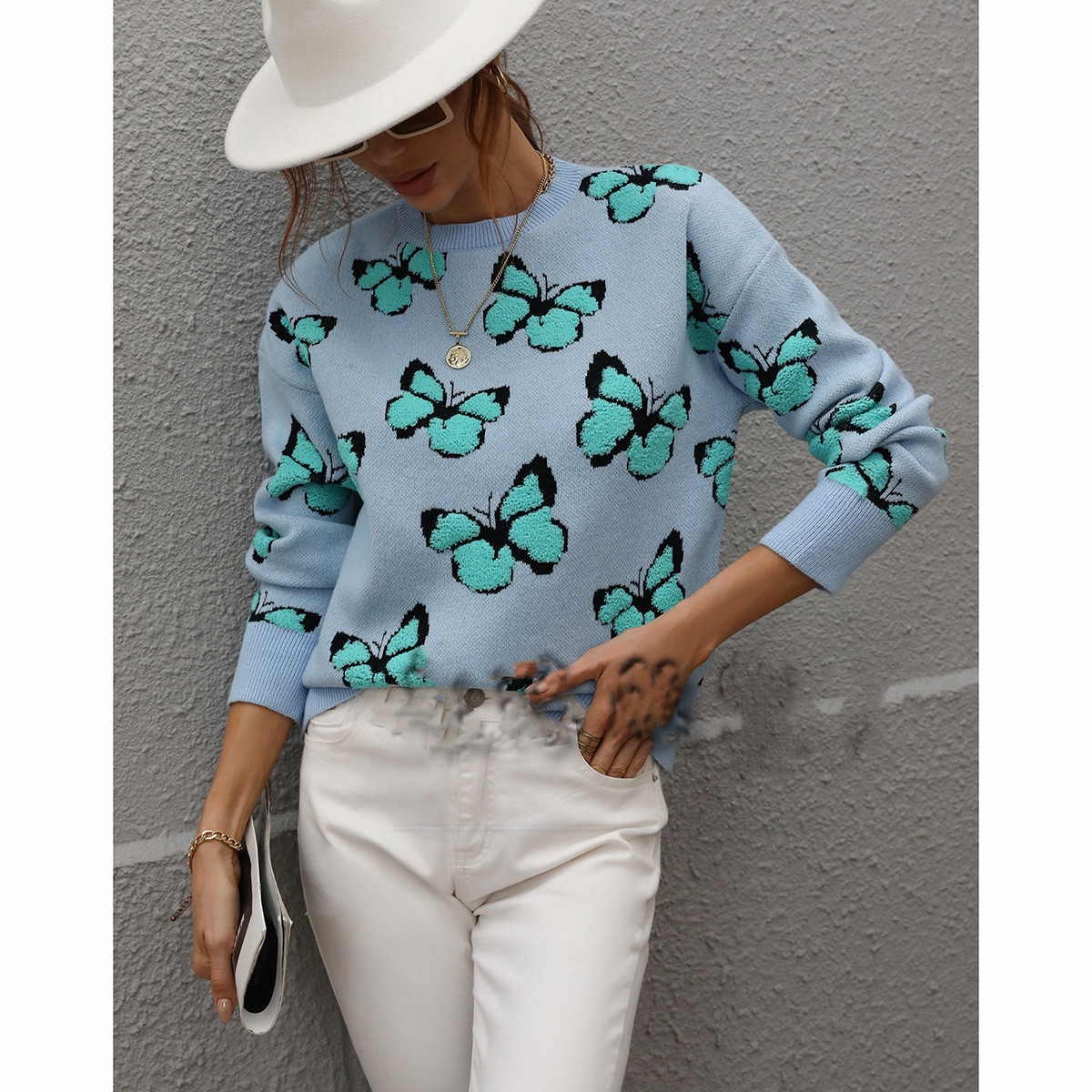 Loose Oversized Pullover Women's Sweater