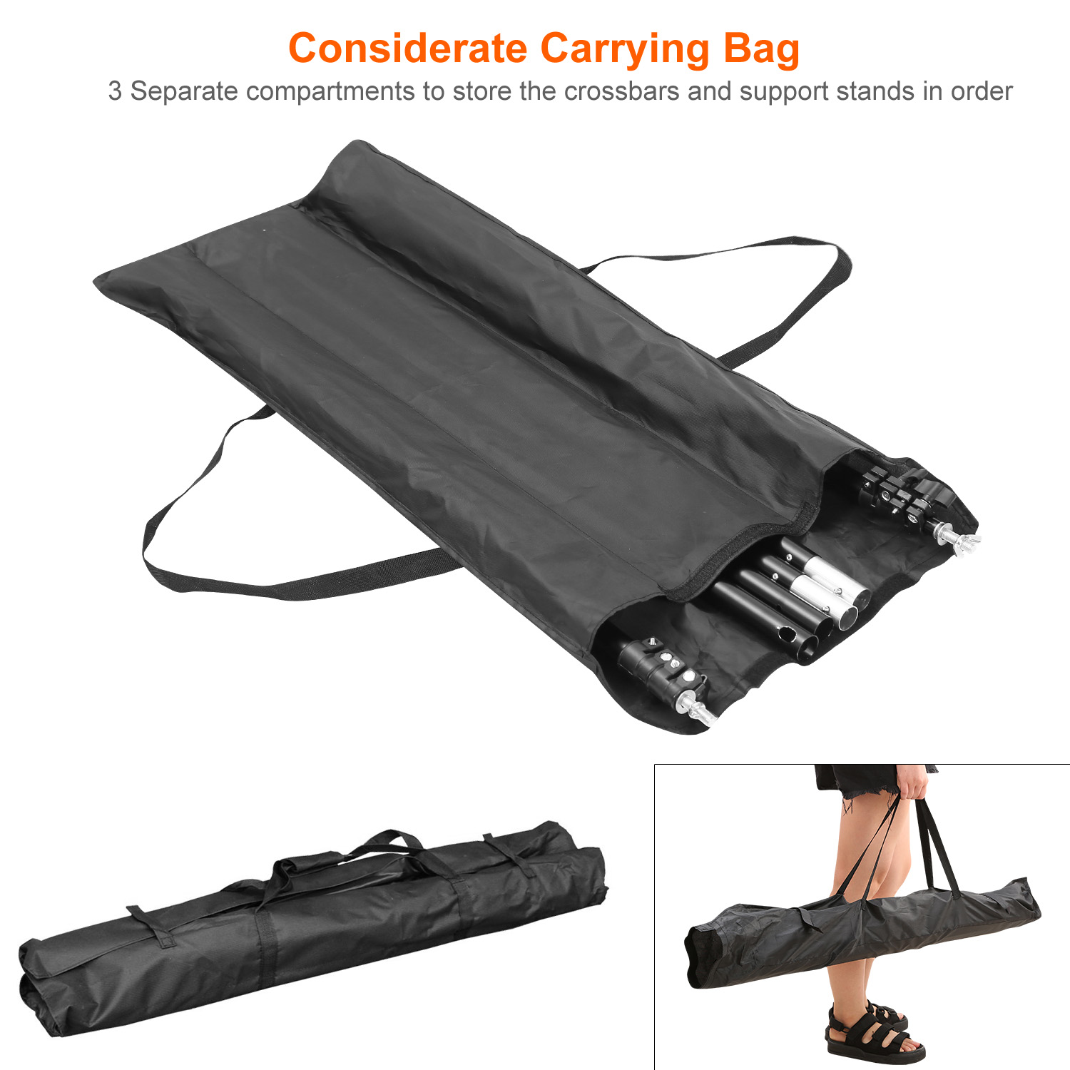 1Pc 6.5 Plus 10ft Photo Video Studio Backdrop Background Stand Adjustable Heavy Duty Photography Backdrop Support Stand Set With Carrying Bag Clamps Stand Only