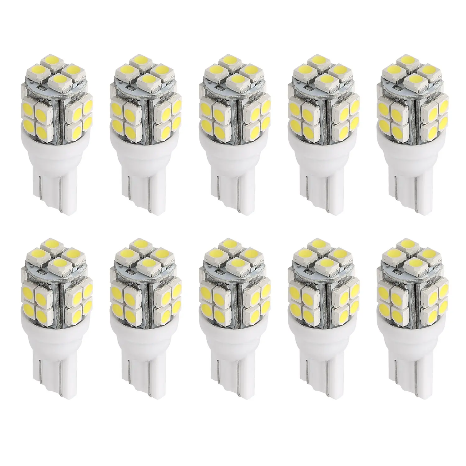 12V T10 LED Light Bulb Wedge Base