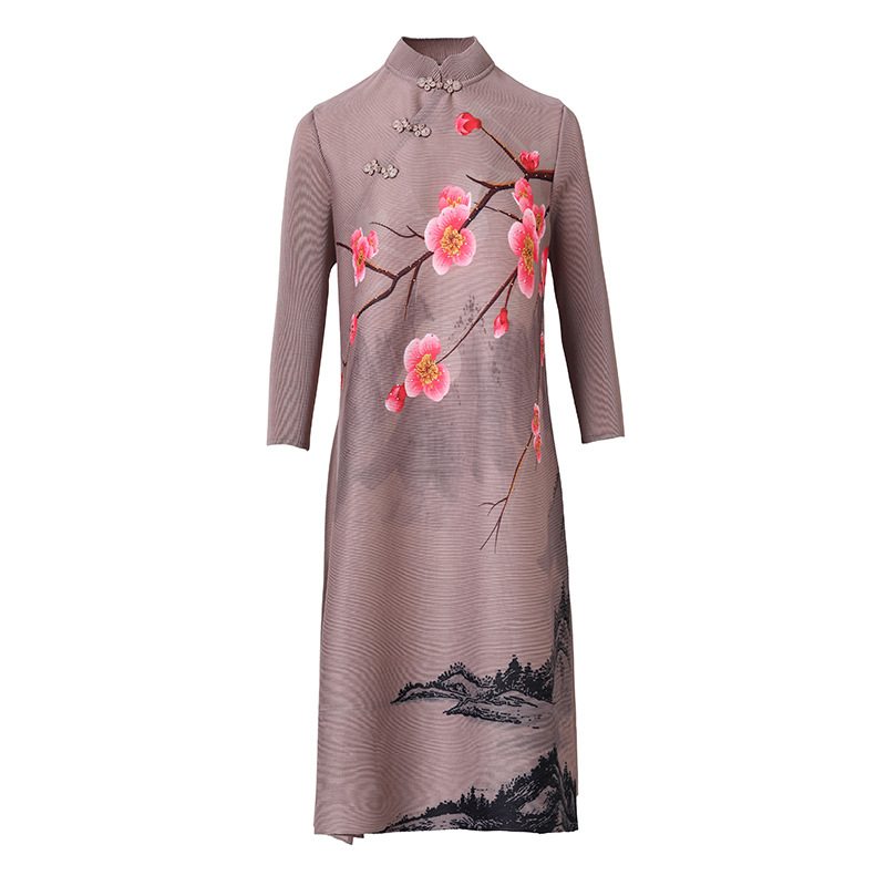 Printed Midi Dress