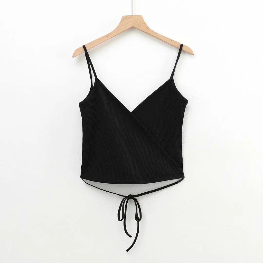 Title 4, Gilet à col en v croisé pour femmes, Camisole c...