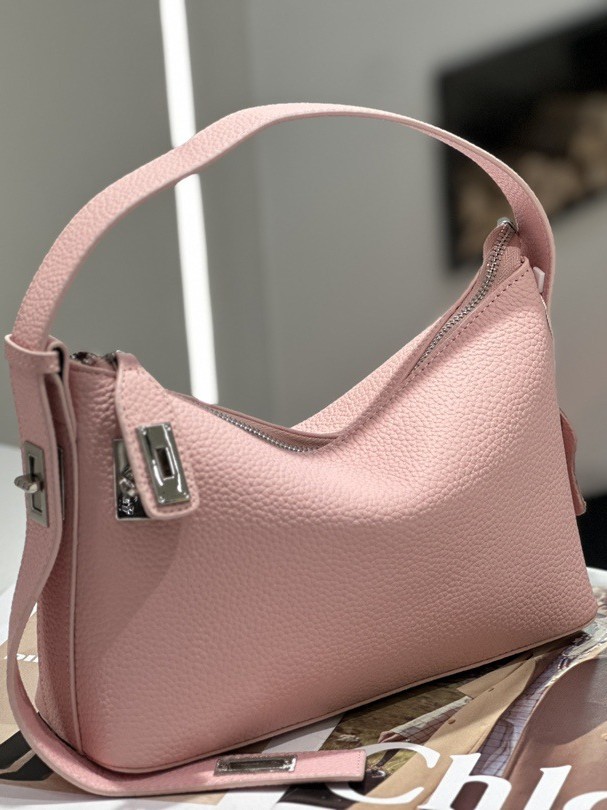 Sac sous les bras en cuir de vache de première couche – Image 3