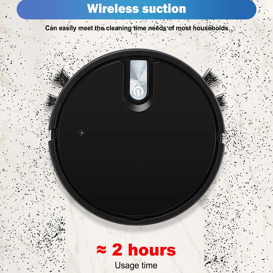 NEW Smart Robot Vacuum Cleaner Automatic Sweeper Floor Clean Rechargeable UK 3