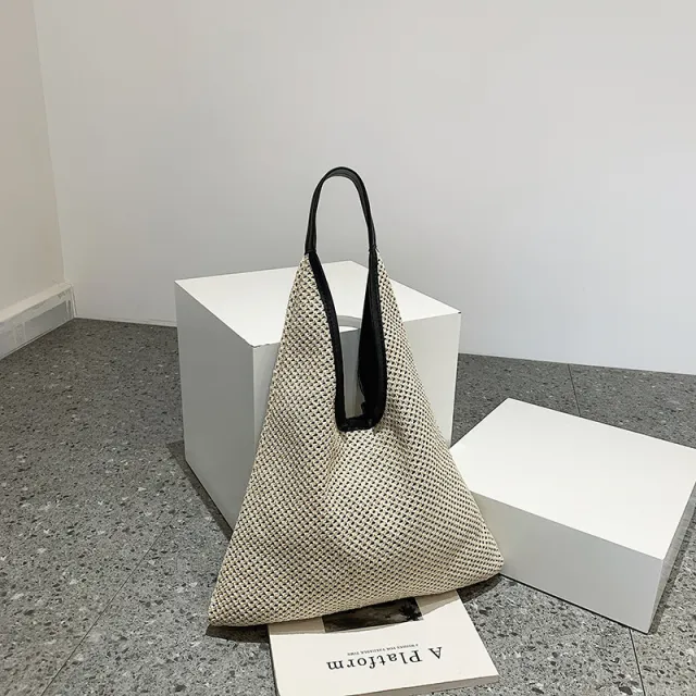 Stylish And Simple Cut out Shoulder Bag With Solid Color And Large Capacity Beige - Shop at LoveMi