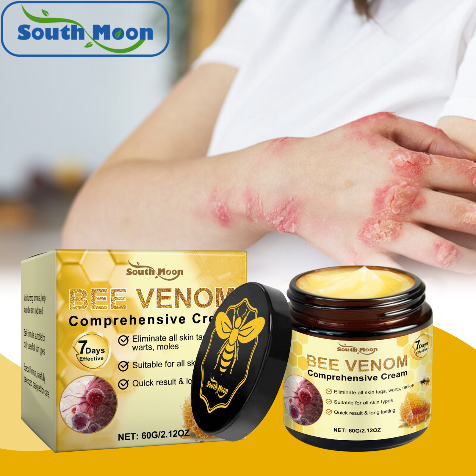 Bee V Enom Skin Care Cream 60g 1 Box — foto 16
