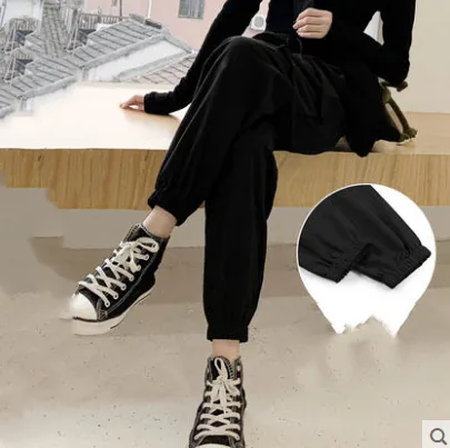 Thin Fried Street Hip hop European And American High Street Track Pants Elastic Medium Thickness - Shop at LoveMi