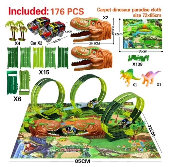 176dinosaur rail car