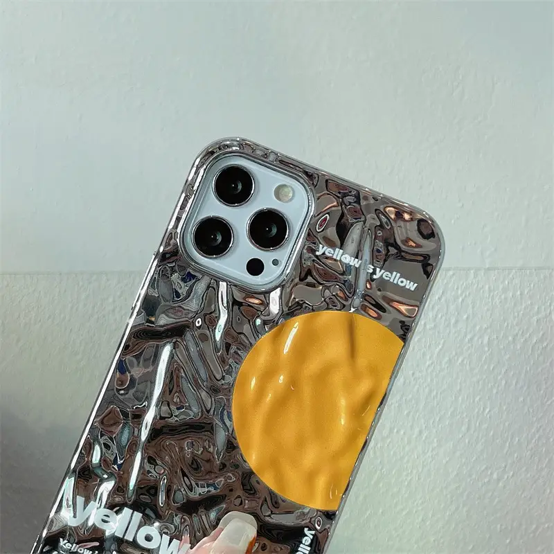Frigid Wind Crinkled Tinfoil Phone Case