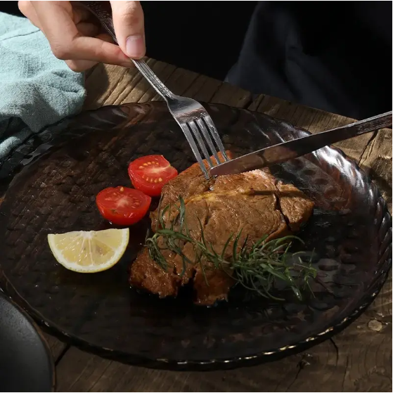Product Name  Deluxe Premium Cutlery Flatware Set For The Home  Stainless Steel Cutlery Service With 1 Dinner Fork, 1 Dinner Knife, 1 Dinner Spoon And 1 Tea Spoon  Durable, Elegant And Rust  Resista — foto 2