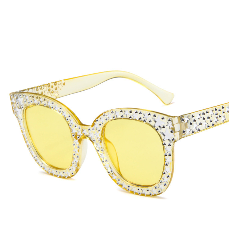 Title 7, Ladies star embellished cat eye marine sunglasses