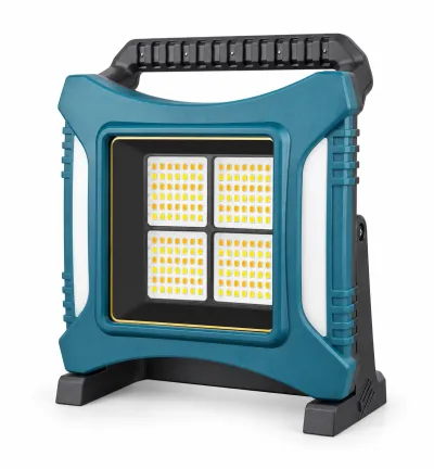 Rechargeable Type C Batteryversion 18650 W8144 4 Wholesale Supply Red Blue Warning LED Flood Light