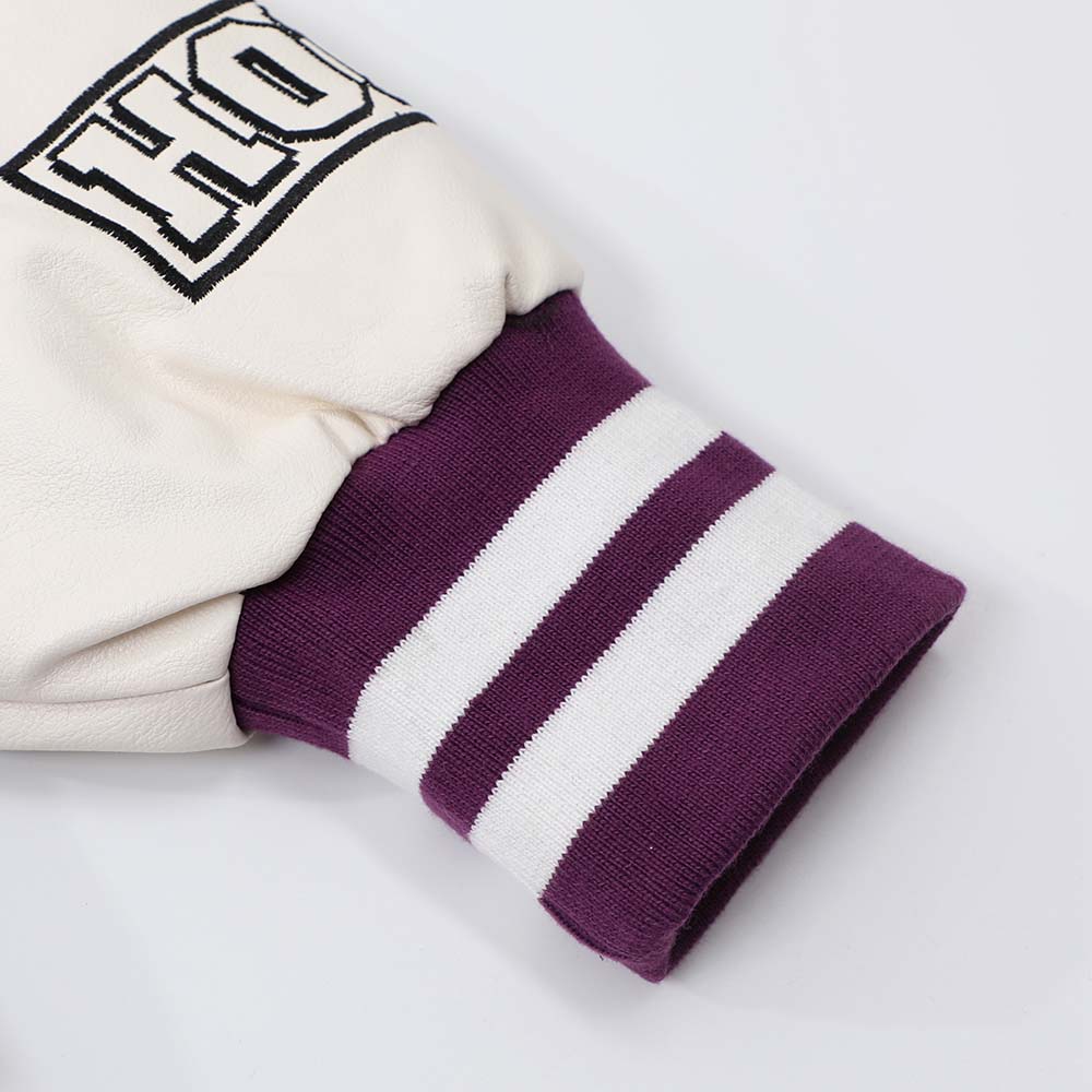 Men's Jacket Embroidered Color Matching Baseball Uniform - Image 11