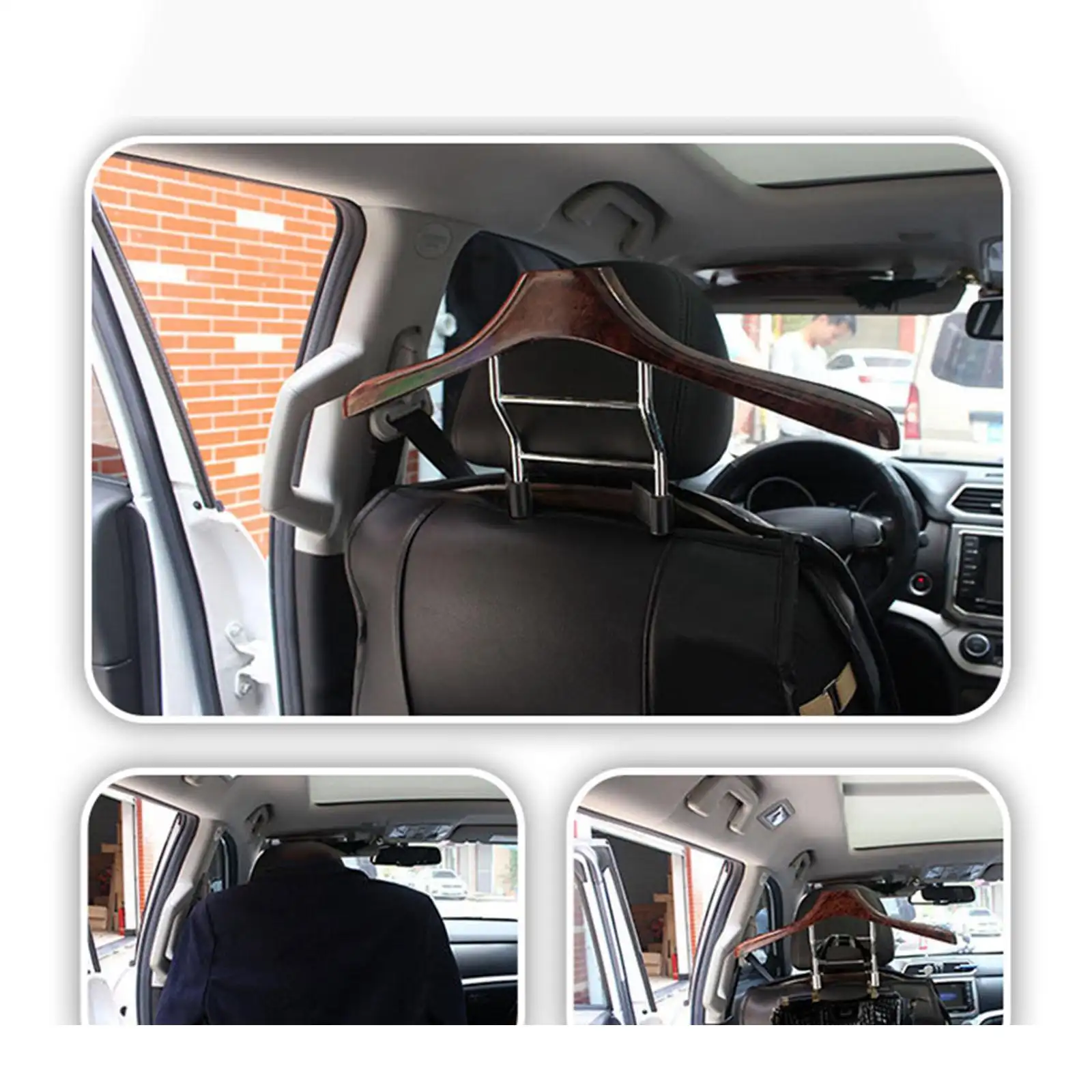 Multifunctional Chair Back Hanging Stainless Steel Car Hanger