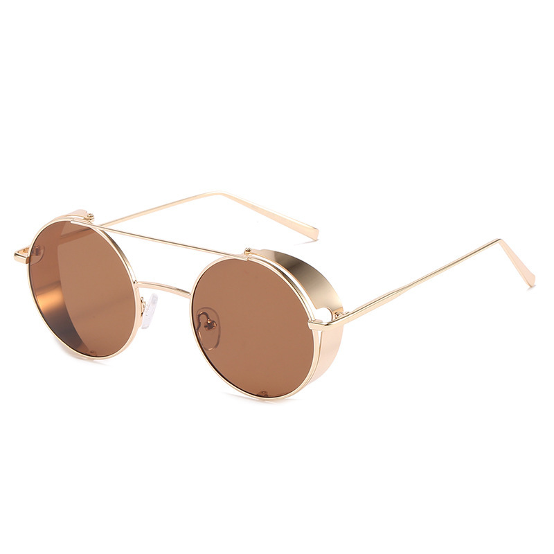 Title 3, New Metal Double Beam Sunglasses Retro Round Gl...