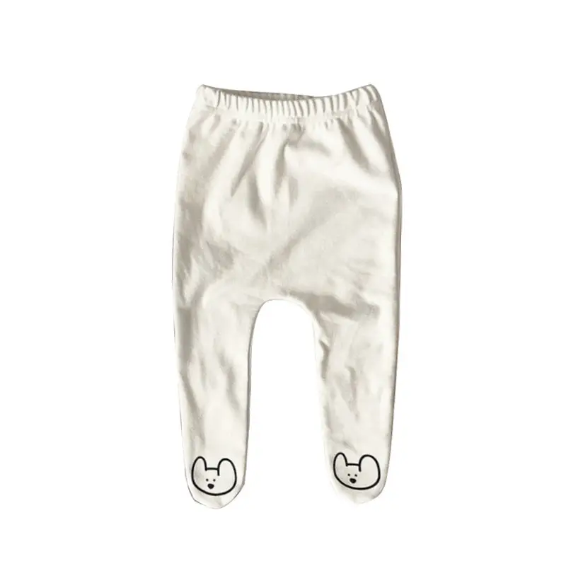 Autumn and winter baby tights with plush and thickening