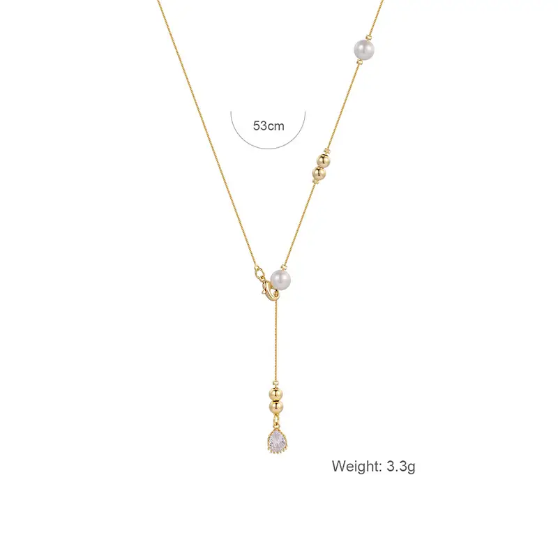 European And American Vintage Classic Metal Clavicle Chain