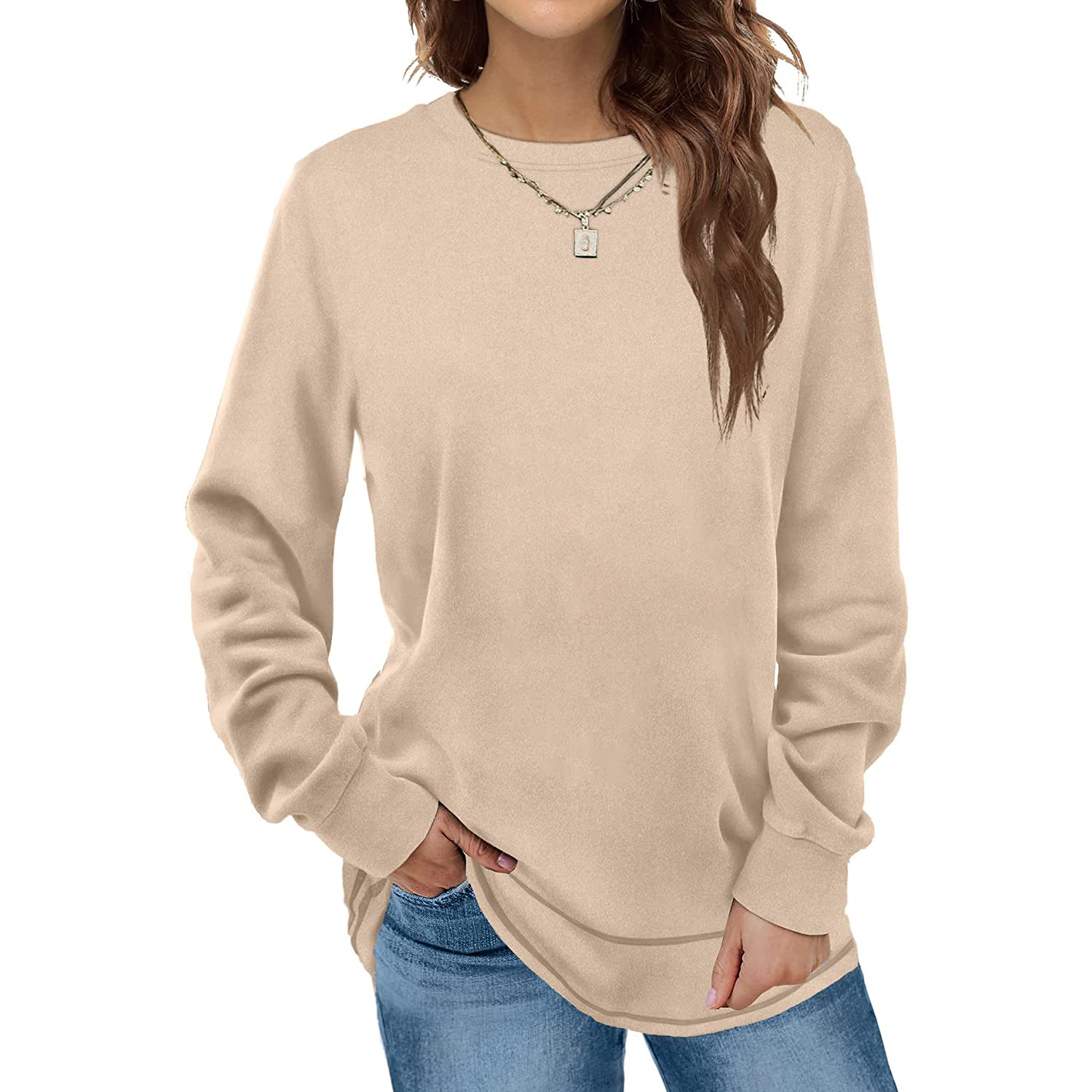 Title 7, Sweatshirt Crew Neck Long Sleeve Shirt