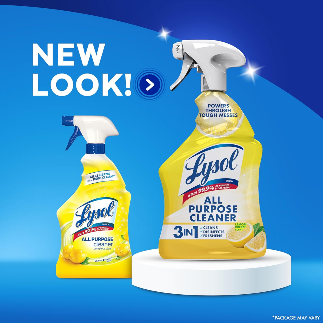 All Purpose Cleaner Spray, Multi-Purpose Disinfecting Spray, Kitchen & Bathroom Cleaner, Lemon Breeze Scent, 32 Fl Oz 2