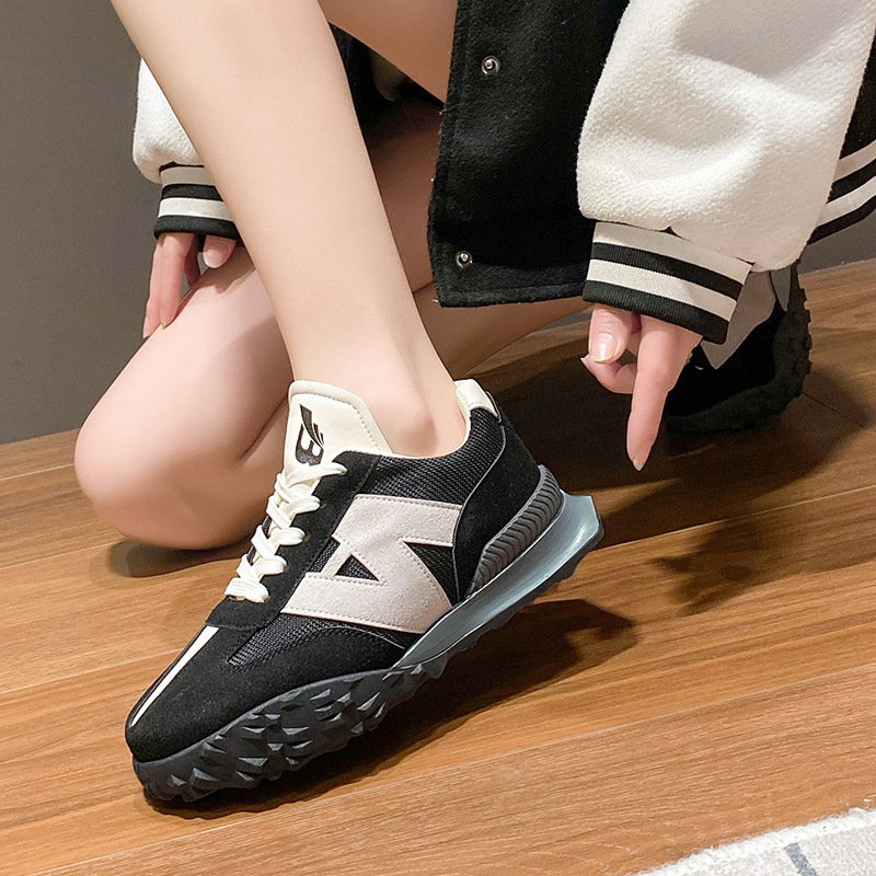 Title 4, New Low-cut Fashion Color Block Platform Shoes