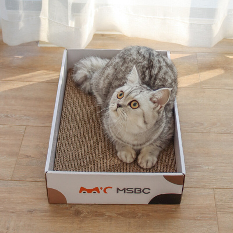 3Pcs Cat Box Scratcher Scratching Board Pad Heavy Duty Corrugated Cardboard — image 4