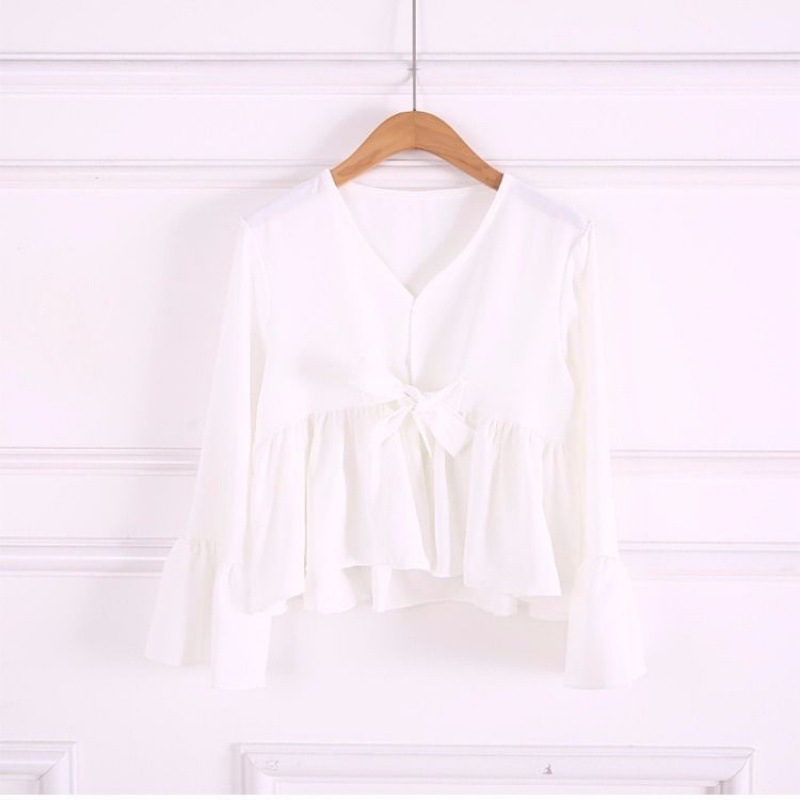 Bow-knot Baby Shirt Short Shirt