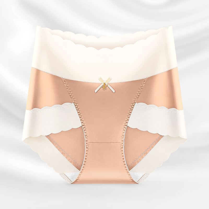 Fashion Light Luxury Satin Bow Briefs Champagne Gold - Shop at LoveMi